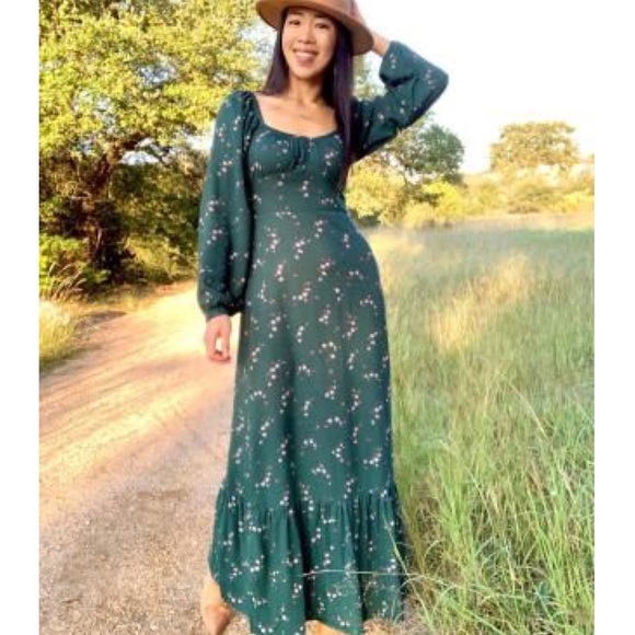 wild fable Dresses & Skirts - LAST⬇️ NWT Wild Fable Floral Prairie Dress Long Sleeve